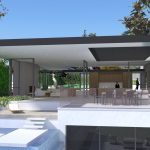 Patio and pools