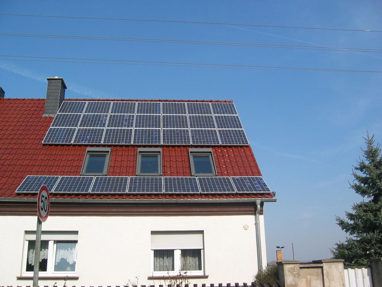 Solar panles on roofs, the new normal